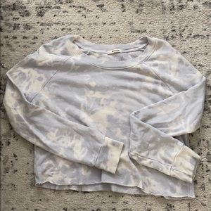 LA Made Tie Dye Crop Sweatshirt size S